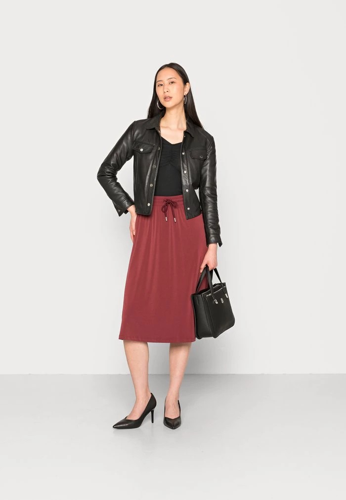 Jupe ANNA FIELD Anna Field Pleated Skirt Rouge Femme | CIA-6301974